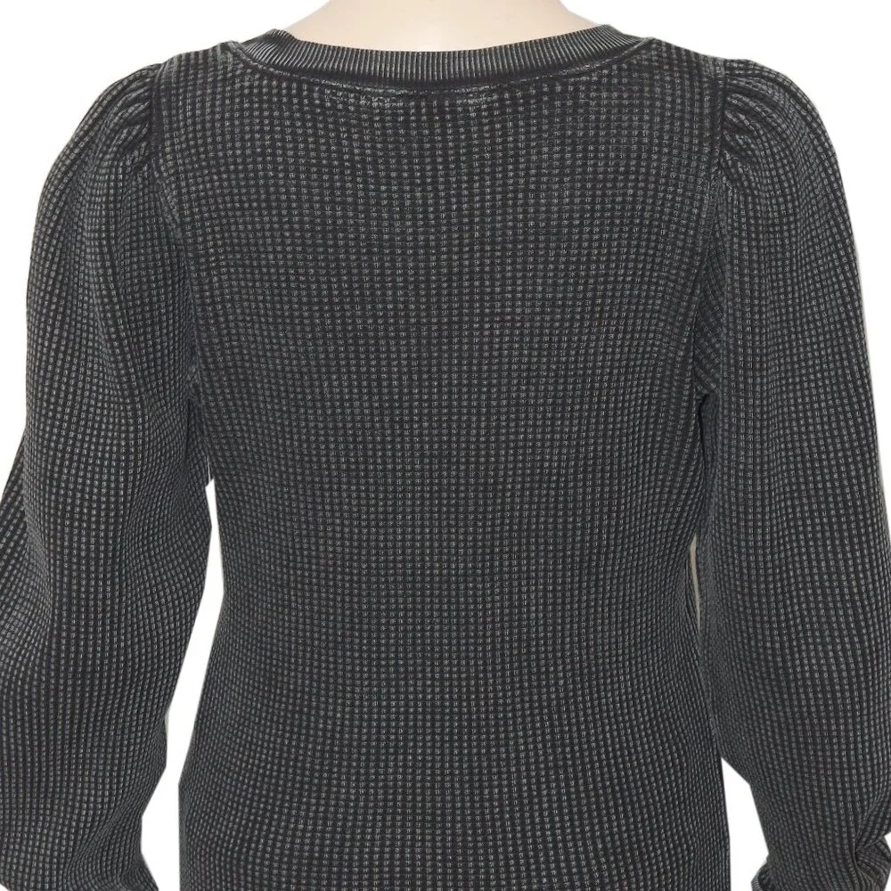 Free People FP One Wesley Thermal Top Long Sleeve Blouse XS